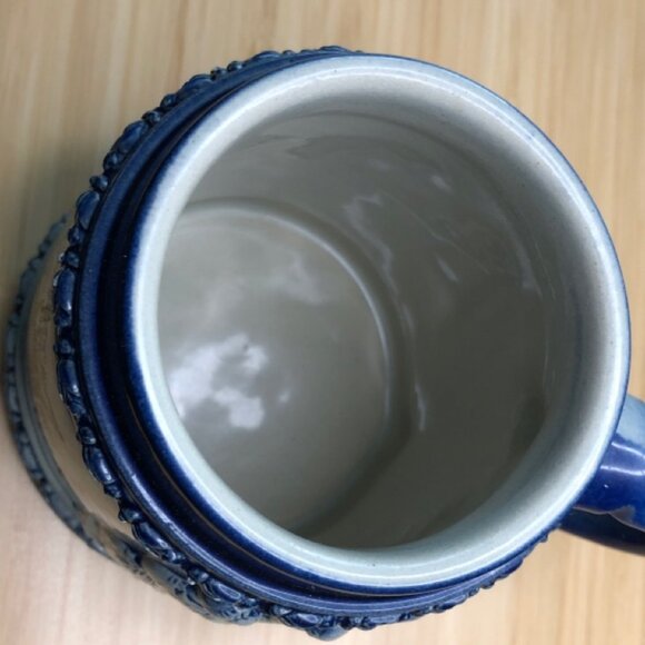 Original Thewalt German Ceramic Stein, Raised Sculpture Design, 1371 - Picture 12 of 16